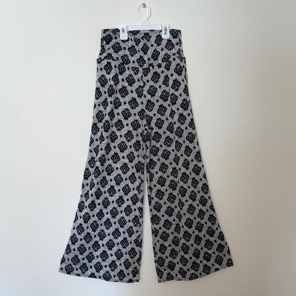 Flare Grey and Black Pants